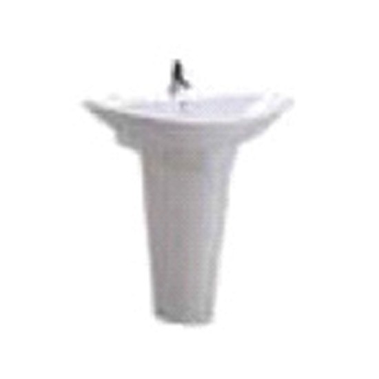 BASIN WITH PEDESTAL