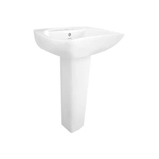 BASIN WITH PEDESTAL