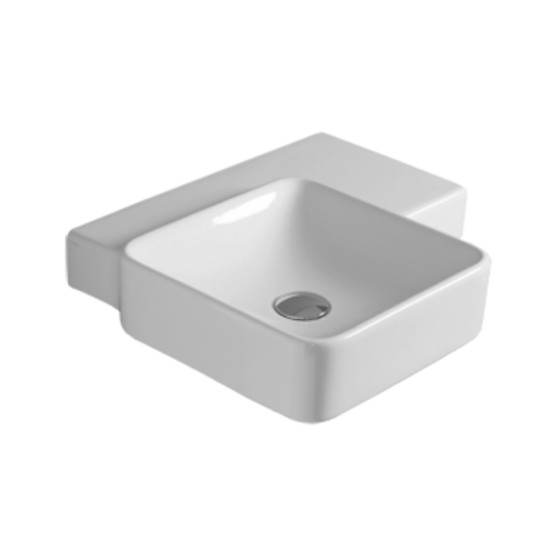 FLOW WASHBASIN 57 QUAD DX BIANCO