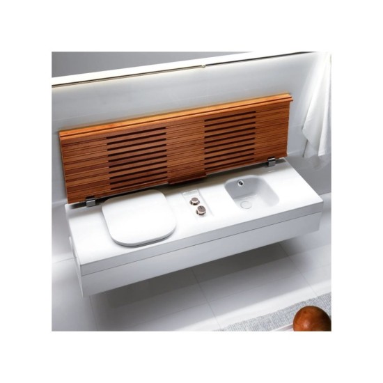 G- Full 140 Wooden W/C and Bidet