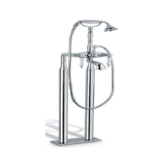 Single Lever Deck Mounted Tub filler with Hand Shower